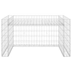 Grasmaaieroverkapping Met Plantenbak 110X80X60Cm Staaldraad Wit En Blauw