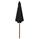 Parasol Met Houten Paal 300X258 Cm