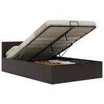 Bedframe Met Opbergruimte Hydraulisch Kunstleer