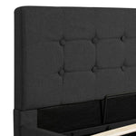 Bedframe Met Hydraulische Opslag Stof