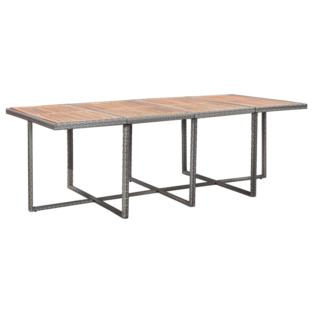3-Delige Tuinset Met Kussens Poly Rattan Kleurig Antraciet En Bruin