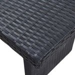 -Delige Loungeset Met Kussens Poly Rattan