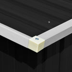 Tuinschuur 257X779X181 Cm Gegalvaniseerd Staal Antracietkleurig