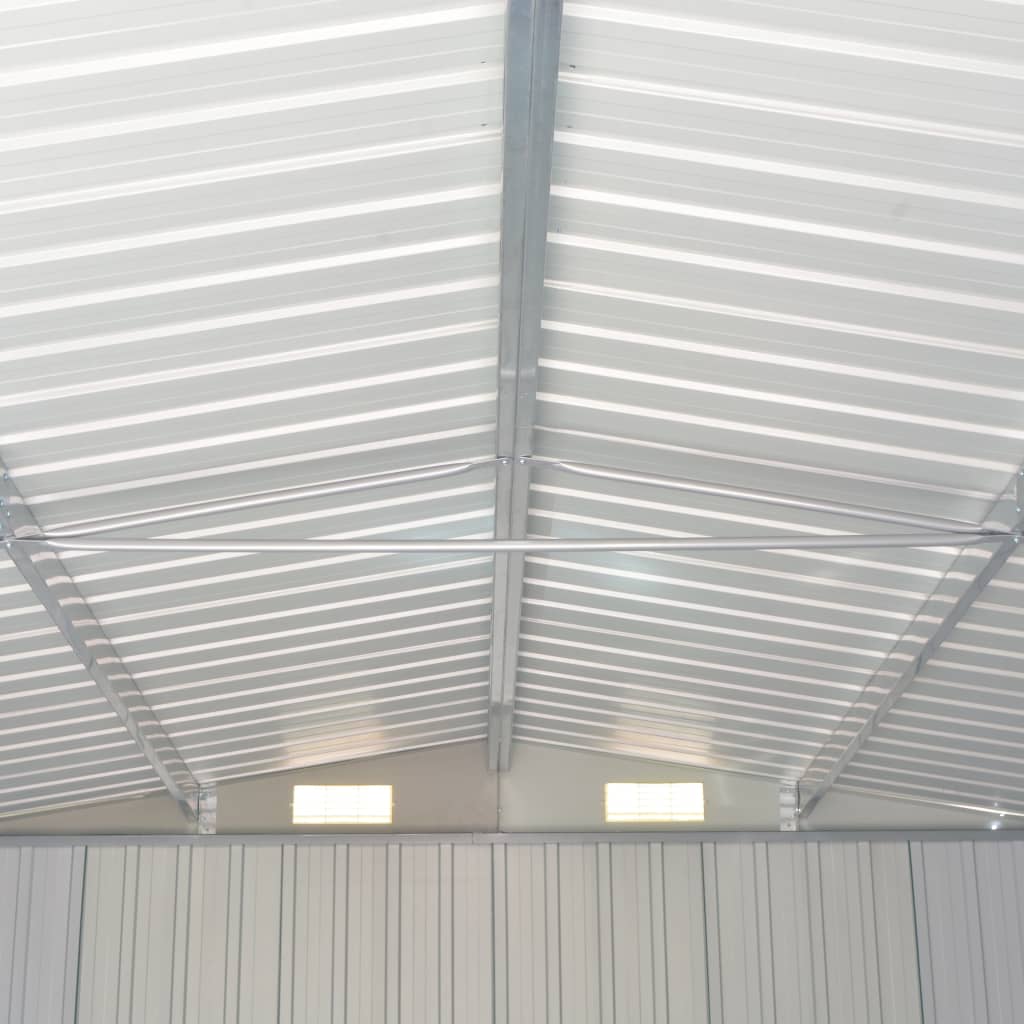 Tuinschuur 257X990X181 Cm Gegalvaniseerd Staal Groen