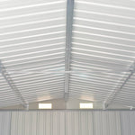 Tuinschuur 257X990X181 Cm Gegalvaniseerd Staal Groen