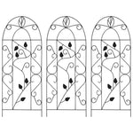 Plantenklimrekken 40X100 Cm Ijzer Zwart