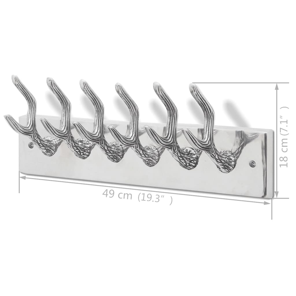 Kapstokken Aluminium Zilverkleurig