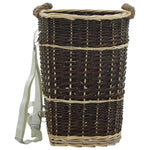 Houtmand Met Draagriemen 44,5X37X50 Cm Natuurlijk Wilgenhout