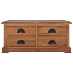 Salontafel 68X68X30 Cm Massief Teakhout