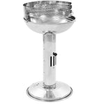 Barbecue-Grill Op Voetstuk Houtskool Roestvrij Staal