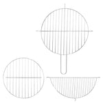 Barbecue-Grill Op Voetstuk Houtskool Roestvrij Staal