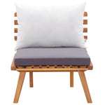 6-Delige Loungeset Massief Acaciahout