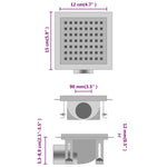 Doucheafvoer Roestvrij Staal