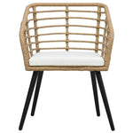 -Delige Bistroset Poly Rattan Kleurig