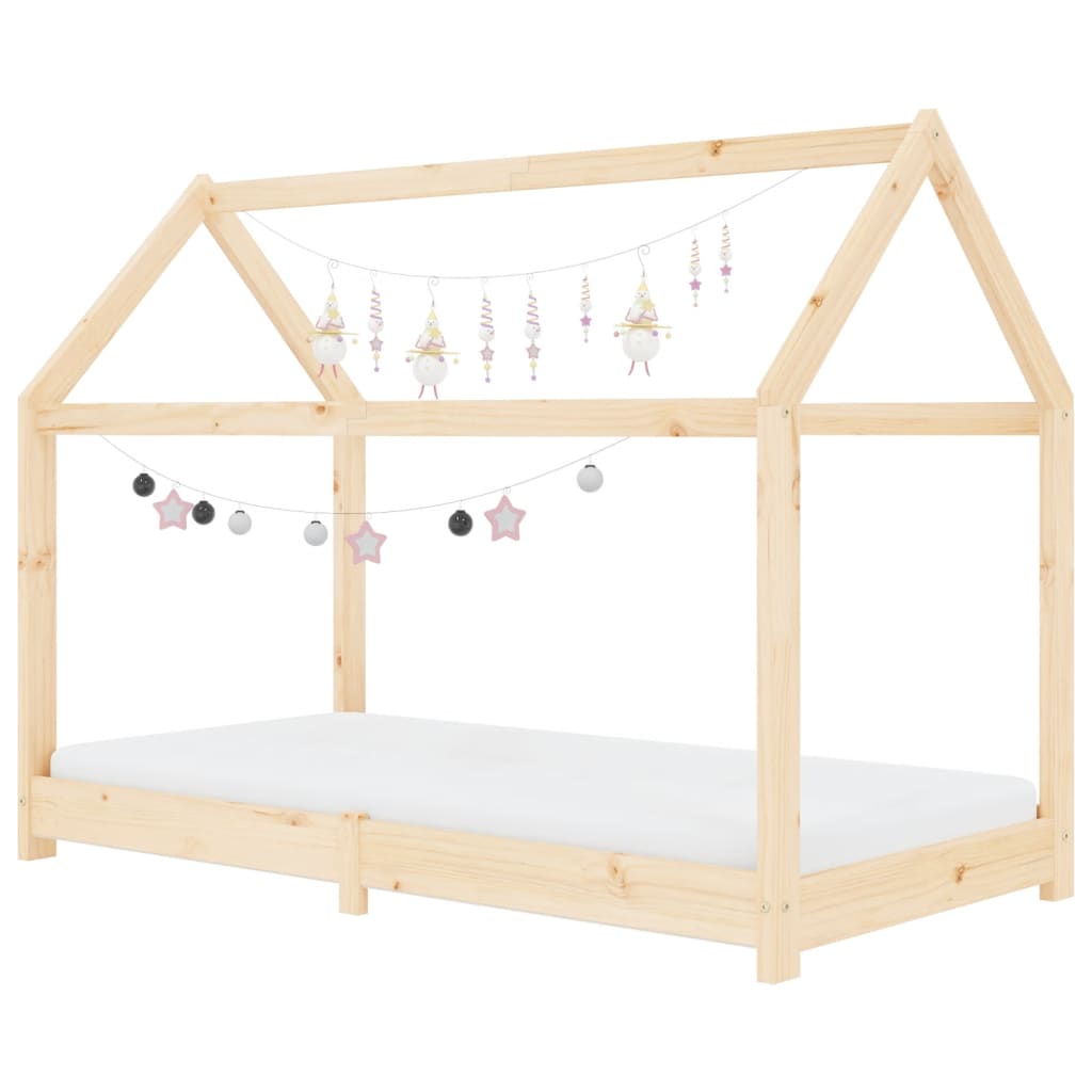 Kinderbedframe Massief Grenenhout