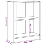 Boekenkast Bewerkt Hout Wit