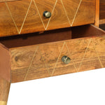 Tv-Meubel 85X35X47 Cm Massief Mangohout