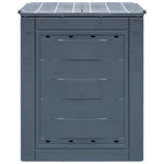 Compostbakken 2 St 60X60X73 Cm Grijs