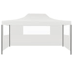 Partytent Met 3 Zijwanden Inklapbaar 3X4,5 M Wit