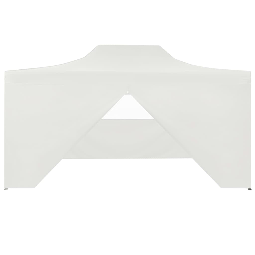 Partytent Met 4 Zijwanden Inklapbaar 3X4 M Staal Wit