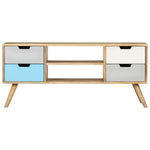 Tv-Meubel 110X35X48 Cm Massief Mangohout