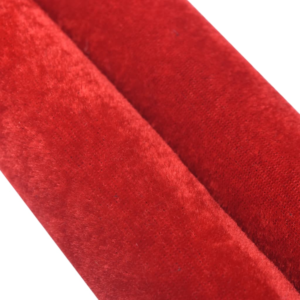 Afzetkoord Fluweel Rood En Kleurig