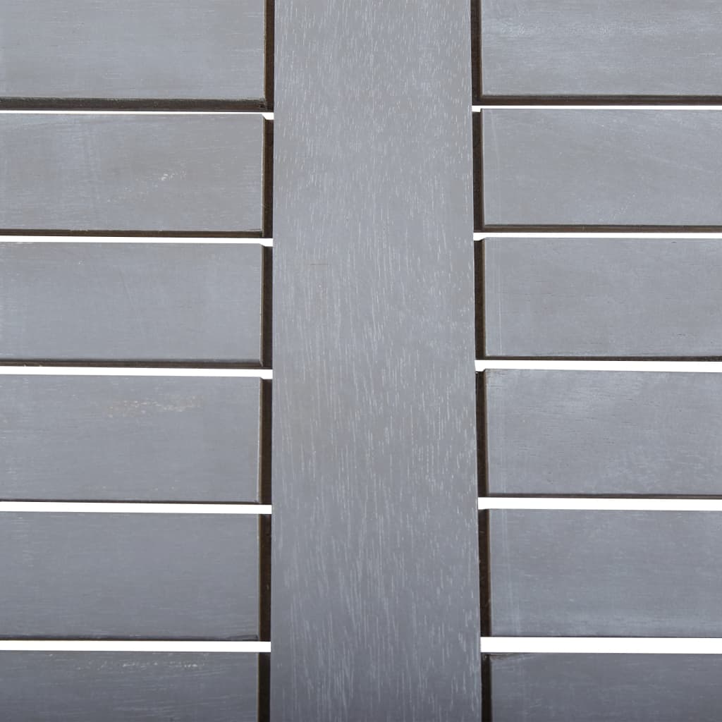 5-Delige Tuinset Massief Acaciahout Grijs