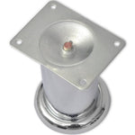 Bankpoten Rond Chroomkleurig