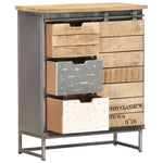 Dressoir 60X30X70 Cm Massief Mangohout Rood