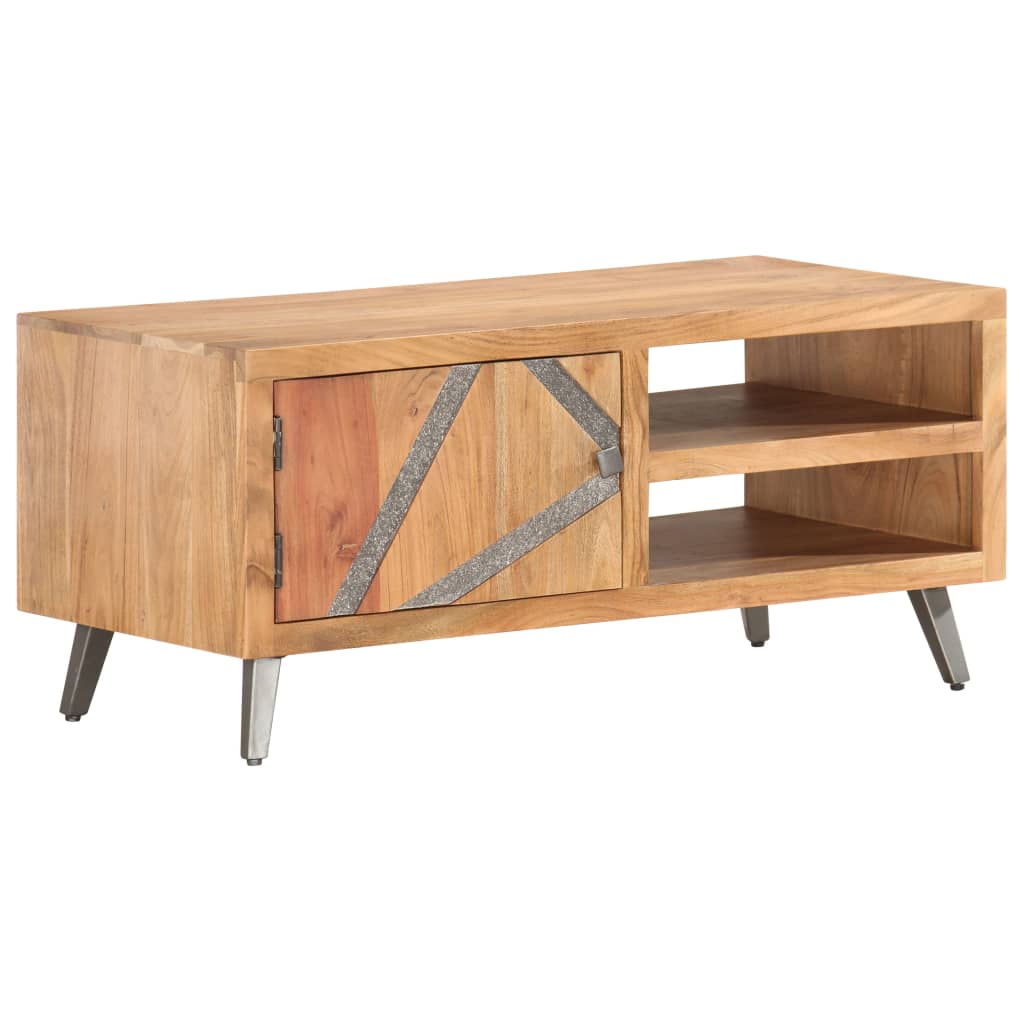 Salontafel 90X45X40 Cm Massief Acaciahout