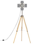 Vloerlamp Driepoot 140 Cm Massief Mangohout