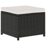 -Delige Loungeset Met Kussens Poly Rattan