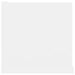 Cd-Wandschap 100X18X18 Cm Bewerkt Hout