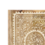 Spiegel Handgeschilderd 40X55 Cm Massief Mangohout