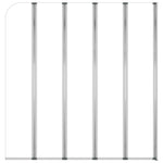 Badwand Gehard Glas Transparant