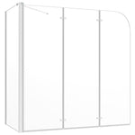 Badwand 120X69X130 Cm Gehard Glas Transparant