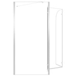 Badwand 120X69X130 Cm Gehard Glas Transparant