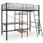 Stapelbedframe Met Tafel Metaal
