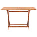 Tuintafel Inklapbaar 120X70X75 Cm Massief Eucalyptushout