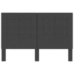 Hoofdbord Getuft Stof Donkergrijs