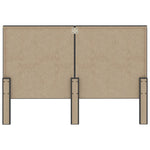 Hoofdbord Stof Donkergrijs