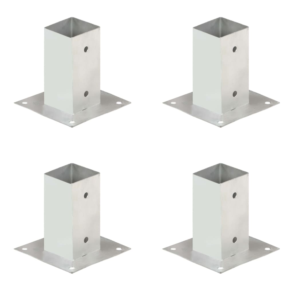 Paalankers 4 St 71 Mm Gegalvaniseerd Metaal
