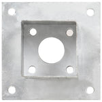 Paalankers 4 St 71 Mm Gegalvaniseerd Metaal