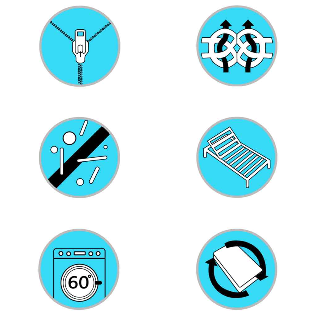 Boxspringtopmatras 200X120X5 Cm