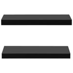 Wandplanken Zwevend 40X20X3,8 Cm Zwart