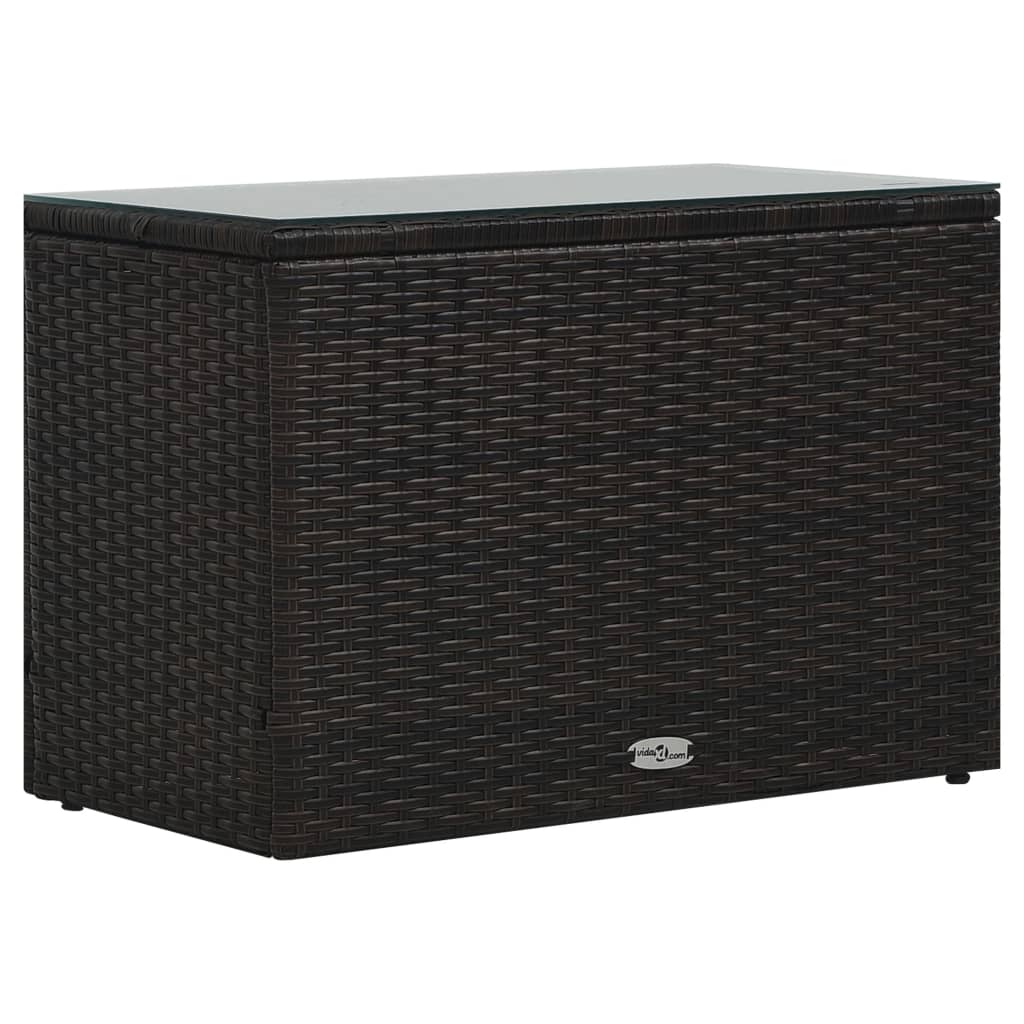 -Delige Loungeset Met Kussens Poly Rattan