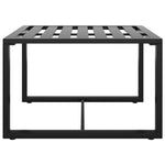 Salontafel Aluminium Antraciet