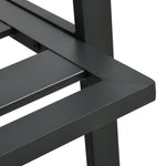 4-Delige Loungeset Met Kussens Aluminium Donkergrijs
