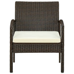 Tuinstoel Met Kussen Poly Rattan