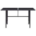 6-Delige Loungeset Met Kussens Poly Rattan Zwart Donkergrijs